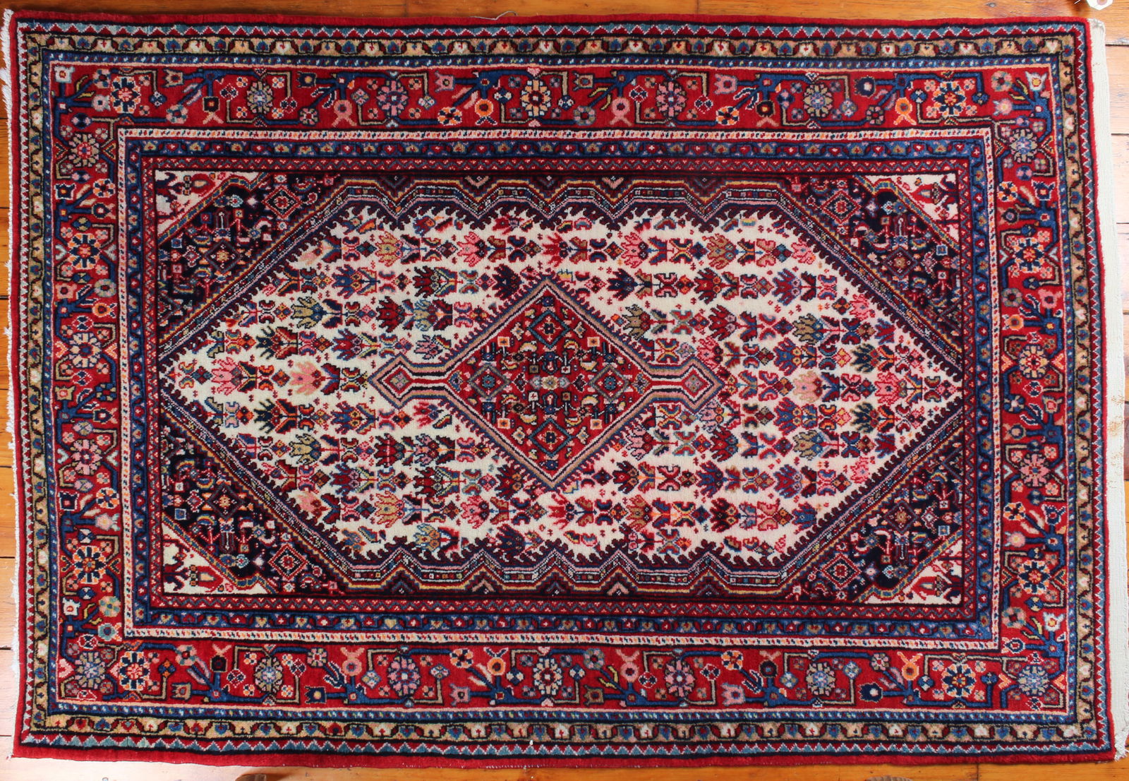 Persian Qashqai Wool Rug, 5.3' x 3.5' (1 of 1)