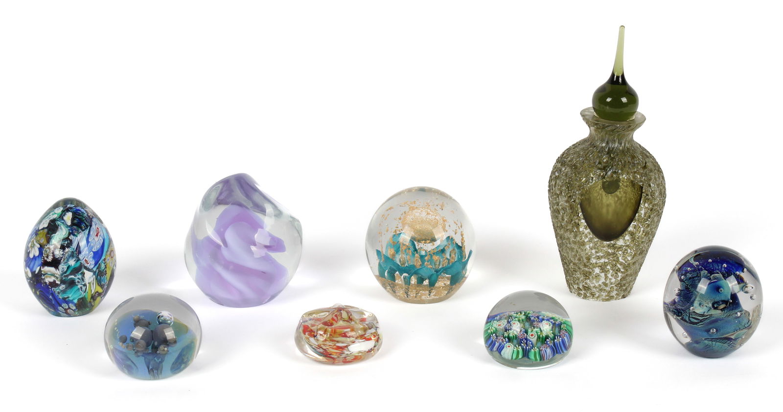 Studio Art Glass Paperweights, Including Murano (1 of 10)