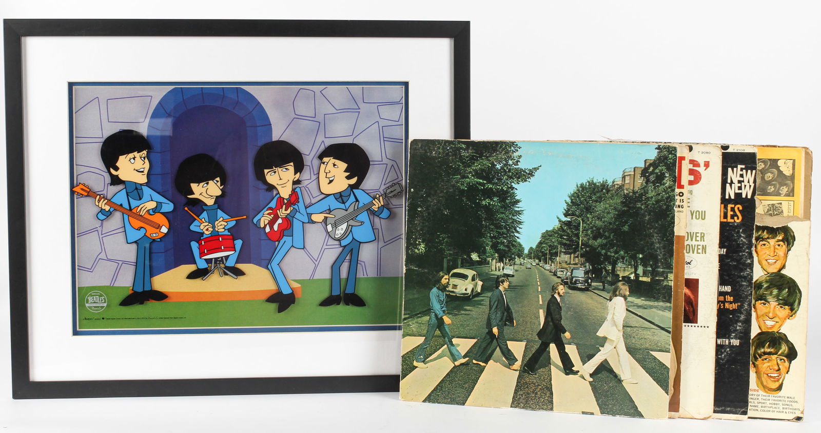 Five Beatles Vinyl LP Record Albums, Beatles Sericell 2008 Ltd. Ed. by DenniLu (1 of 7)