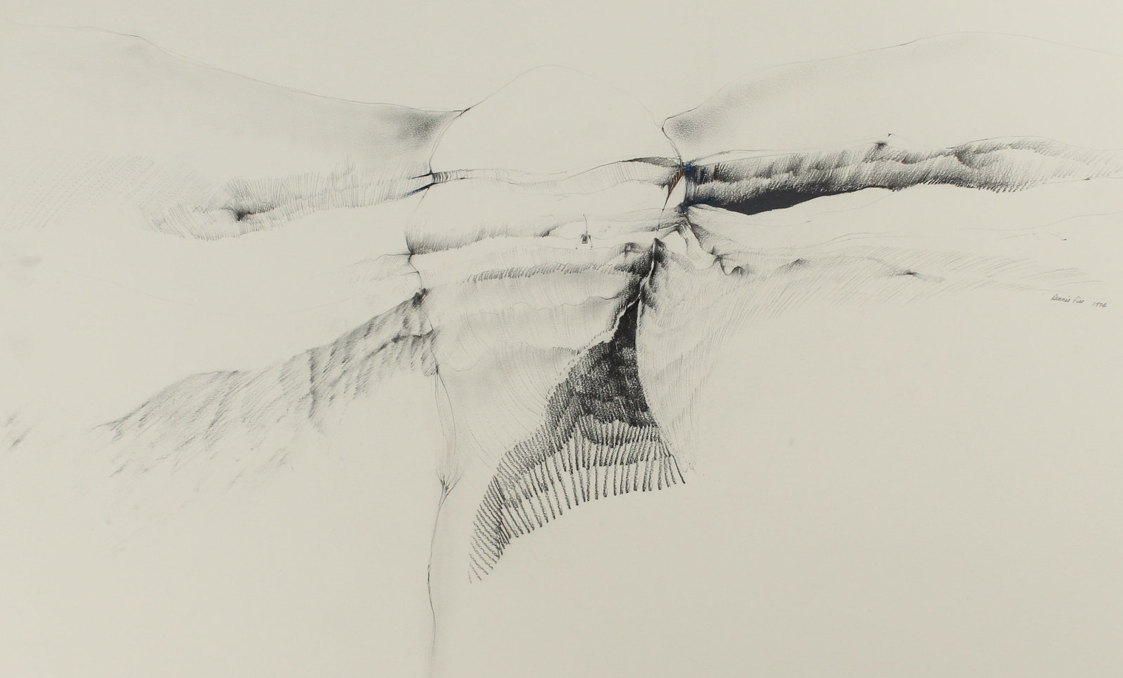 Sky David (Dennis Pies) (American, B. 1947) Drawing (1 of 3)