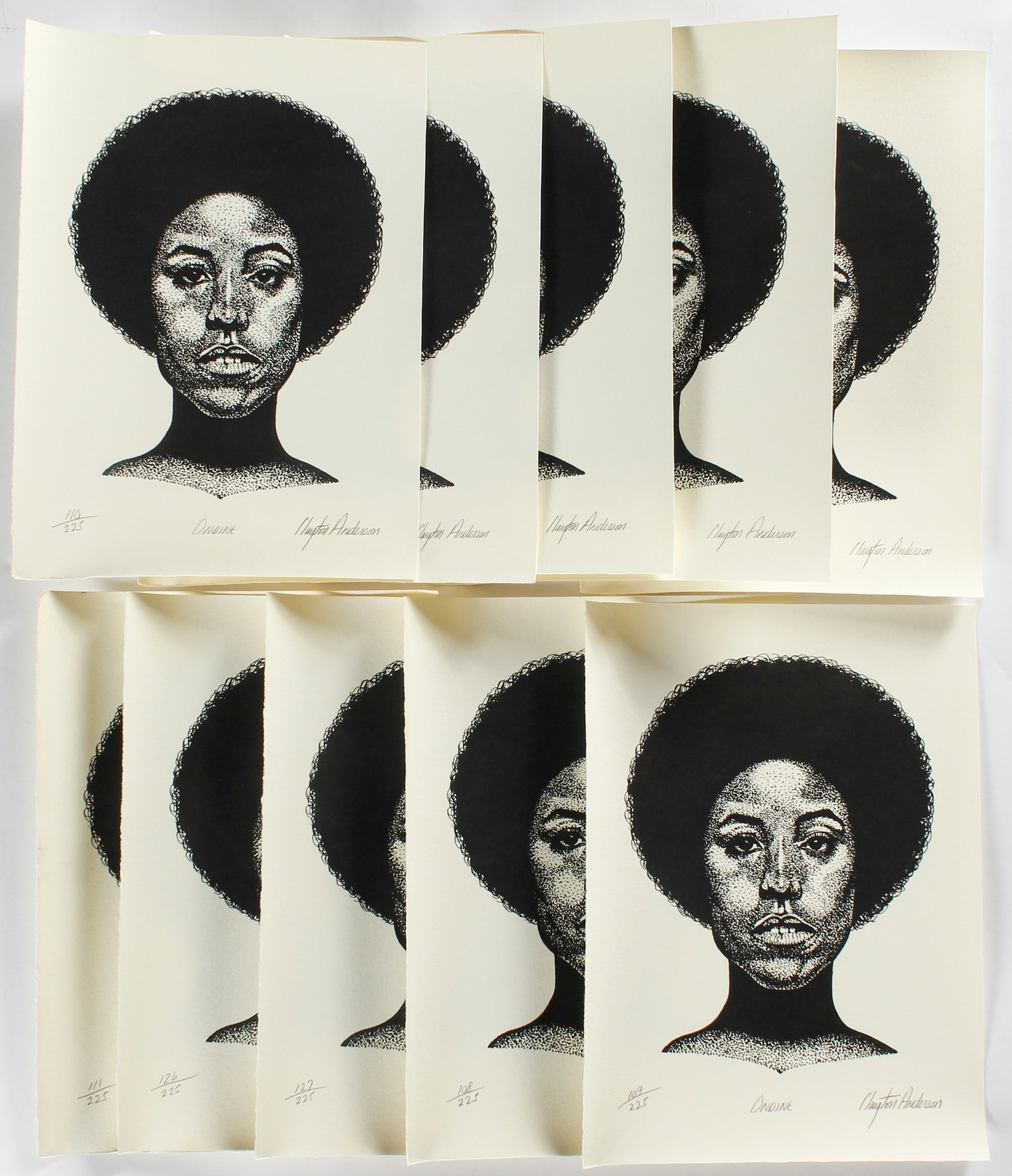 Clayton Anderson (American, B. 1943) Ondine, Lithographs (1 of 3)