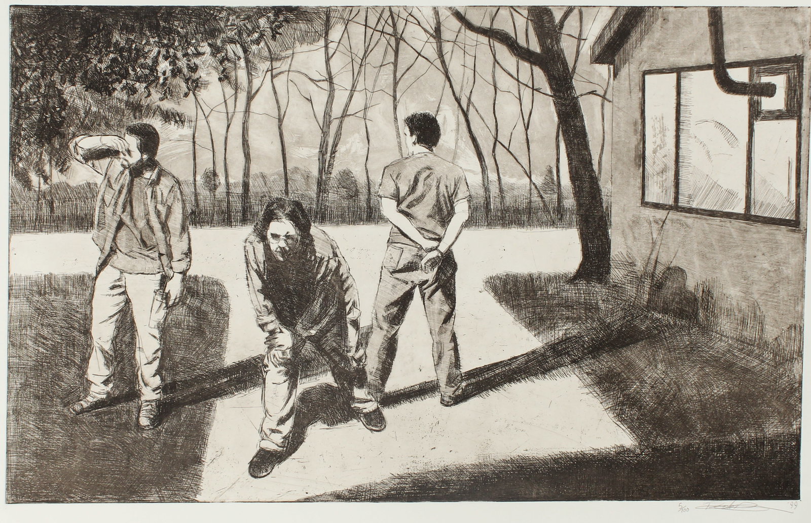 Roland Becerra (American, Contemporary) Etching (1 of 3)