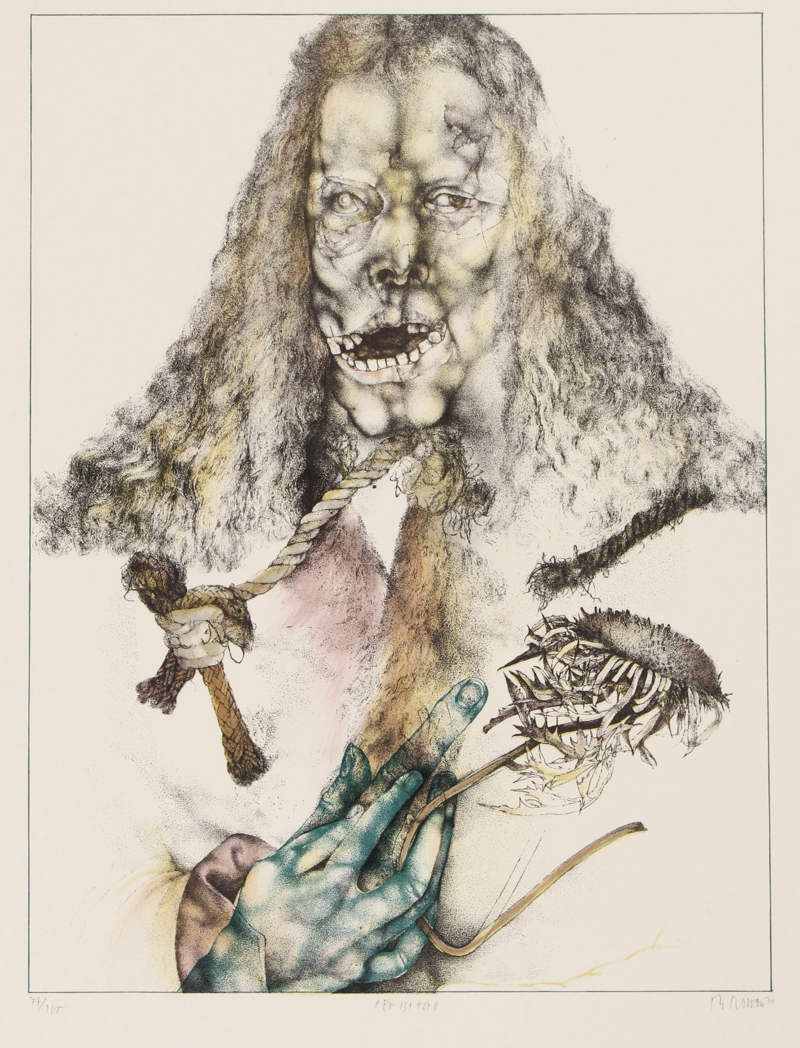 Hans Georg Rauch (German, 1939-1993) Lithograph (1 of 3)