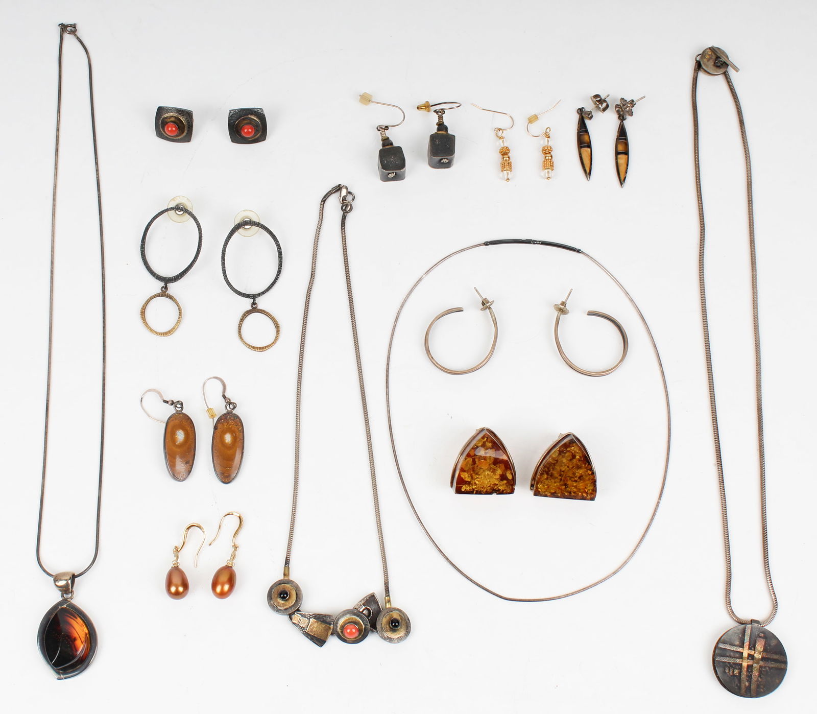 Four Necklaces and Nine Pairs of Earrings (1 of 7)