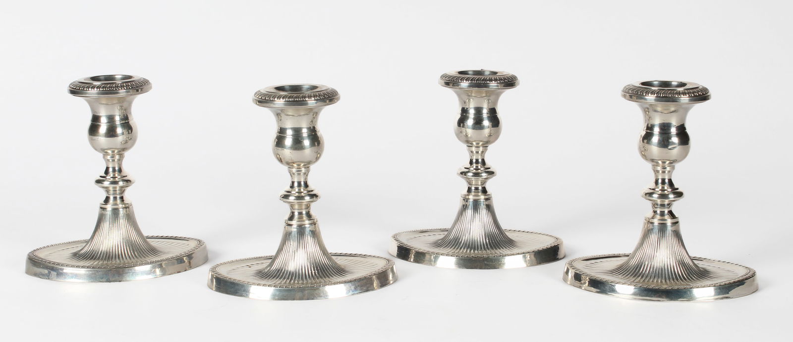 Four Fisher Sterling Silver Weighted Candle Holders (1 of 4)