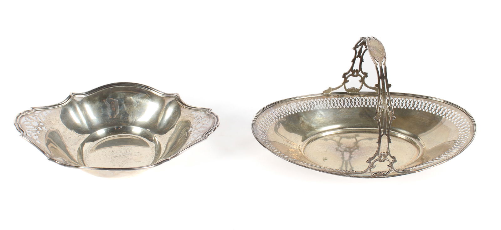 Two Gorham Sterling Silver Reticulated Serving Bowls (1 of 3)