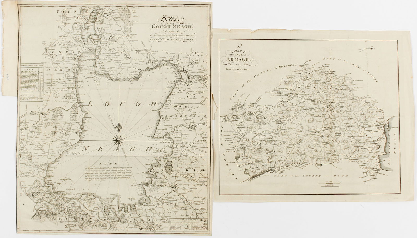 Northern Ireland, Two Antique Maps, Sir Charles Coote (1 of 6)