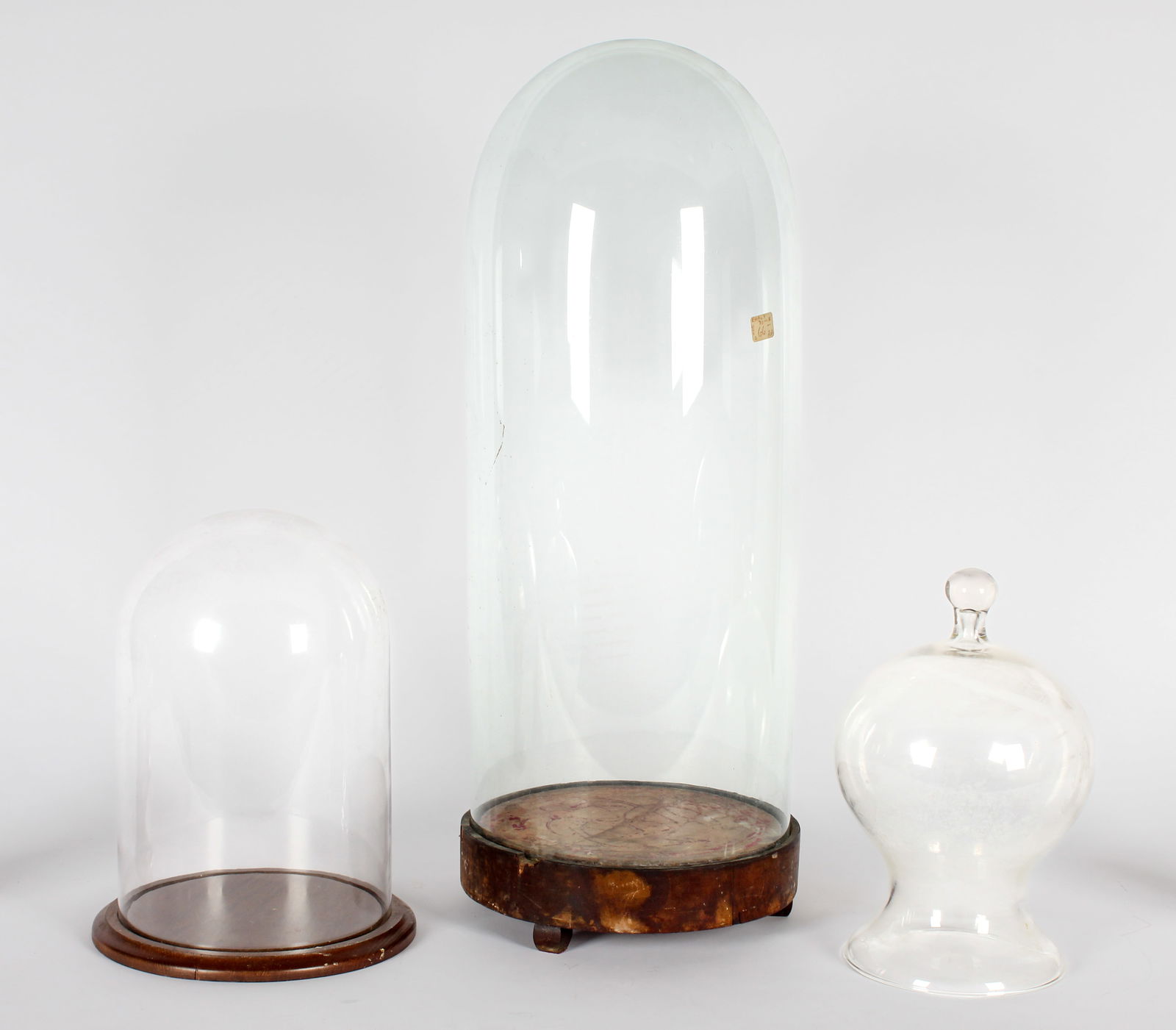 Three Glass Display Bell Jars / Domes (1 of 5)