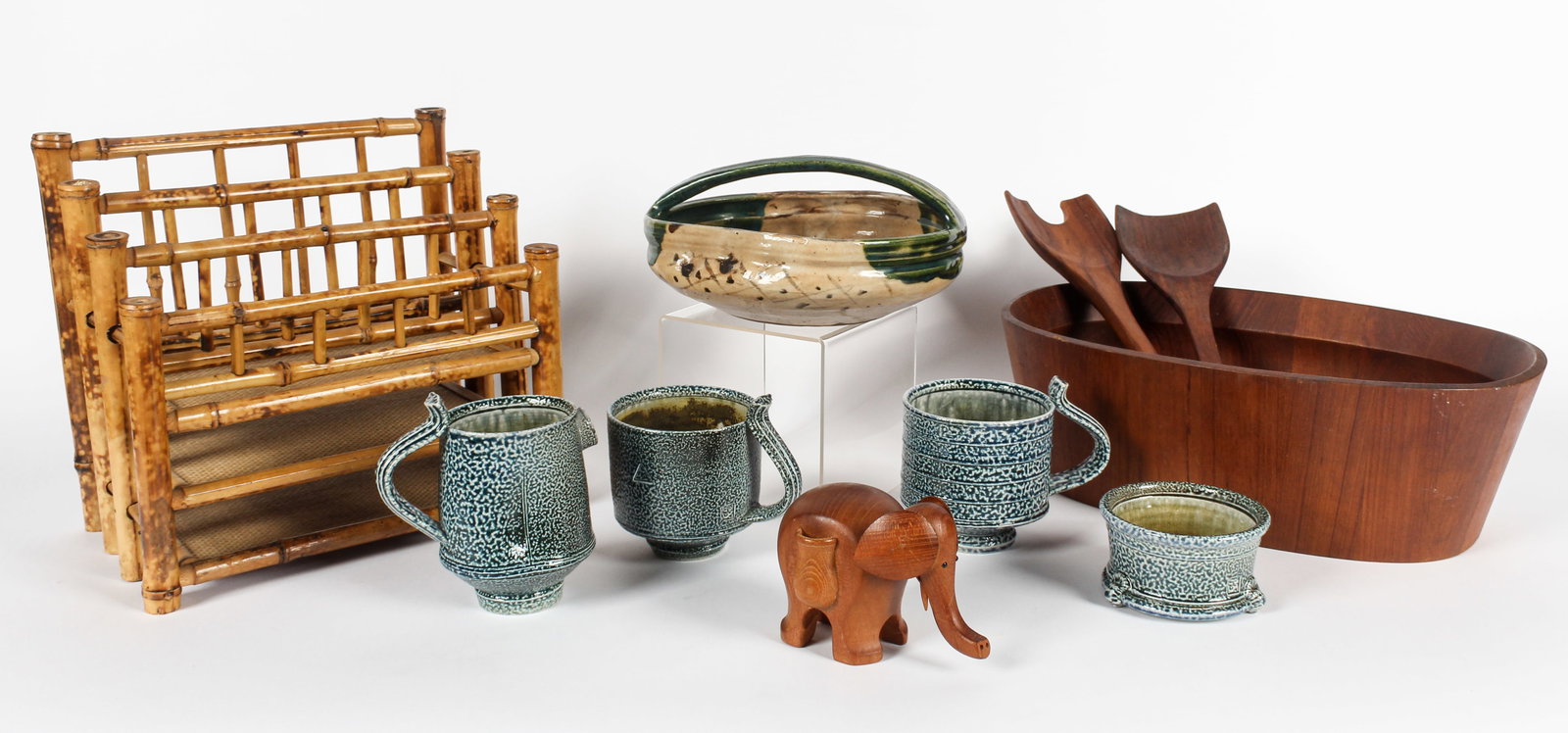 Mid Century Decorative Arts Incl. Studio Art Pottery, Dansk Teak, Oribe Ware (1 of 11)