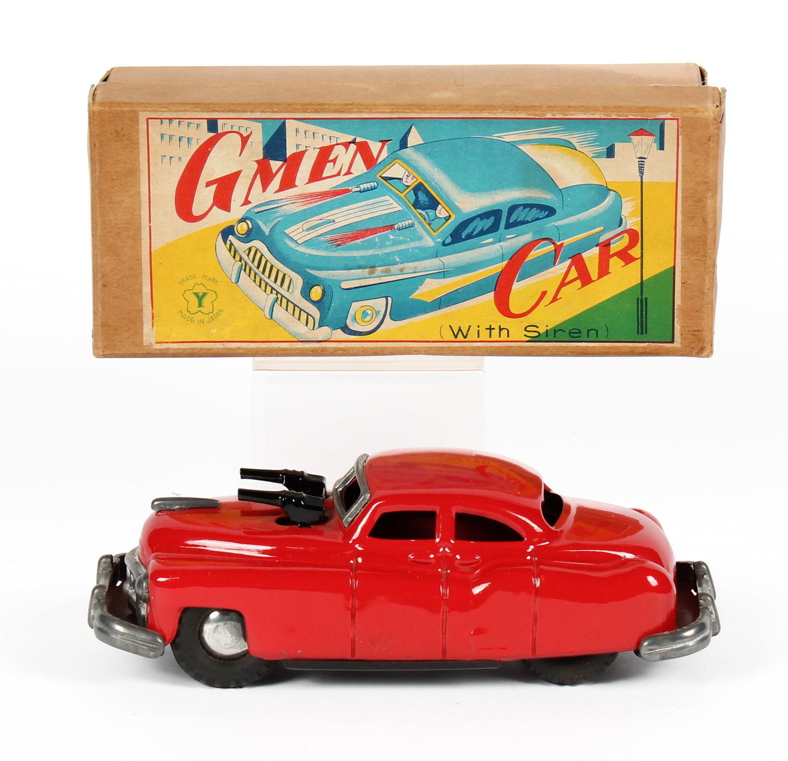 Vintage Marx G Man Wind Up Pursuit Car