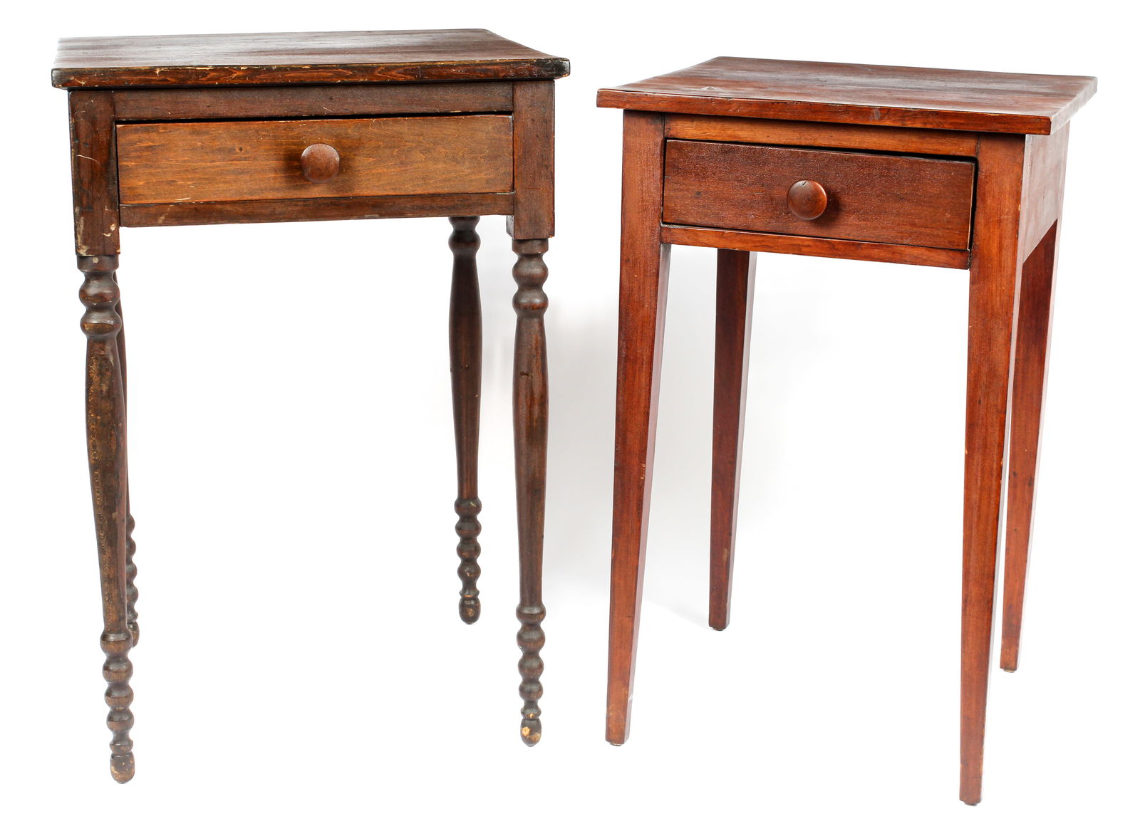 Two American One-Drawer Stands, Early-Mid 19th Century (1 of 10)