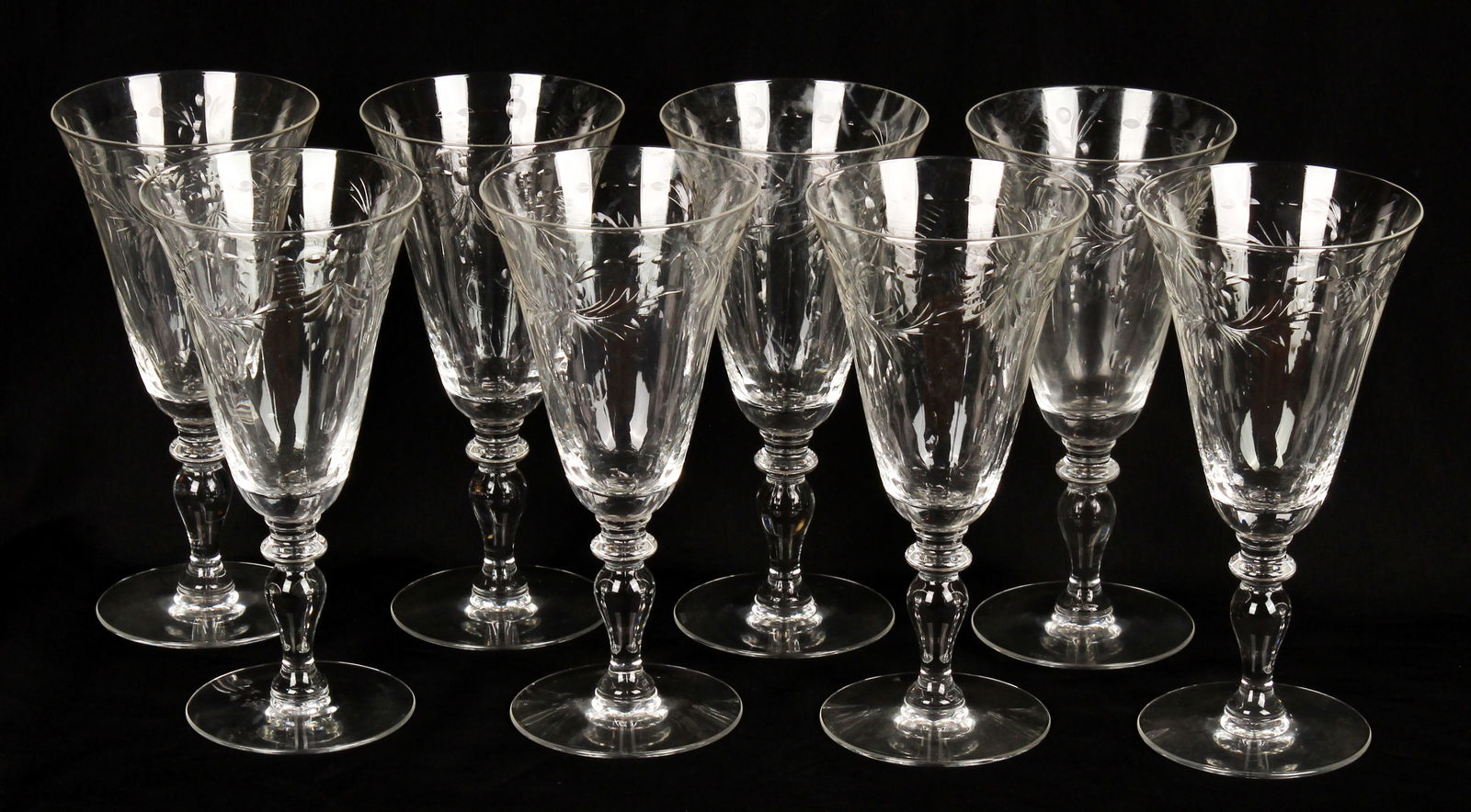 Eight Hawkes Crystal Avalon Water Goblets (1 of 7)