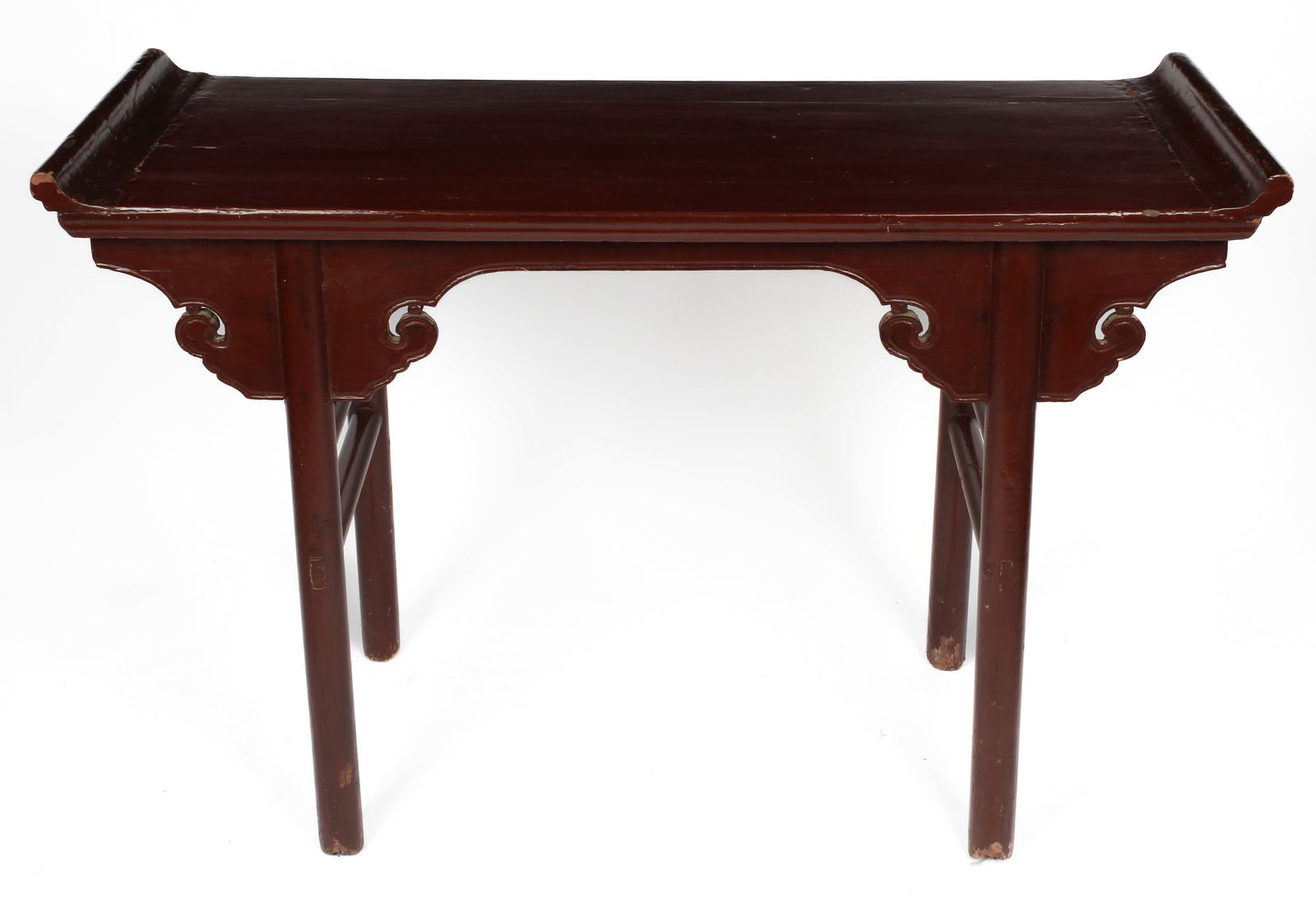 Chinese Red Lacquer Altar or Coffer Table, Early 20th Century (1 of 6)