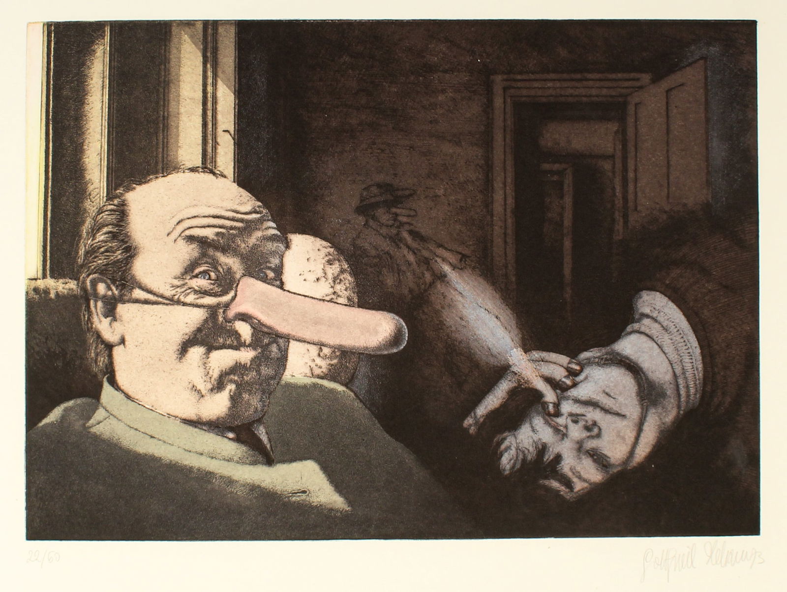 Gottfried Helnwein (Austrian, B. 1948) Etching (1 of 3)