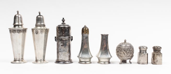 Sterling Silver Shakers, Caster, Pepperette