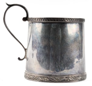 Antique Bailey & Kitchen Philadelphia Coin Silver Cup