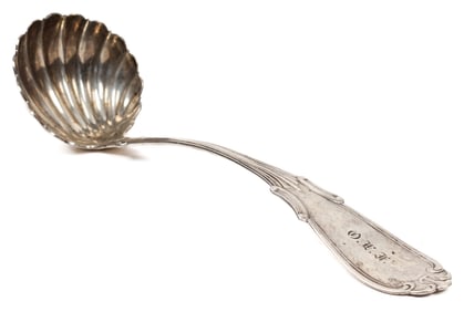 Newton E Crittenden New York Coin Silver Ladle