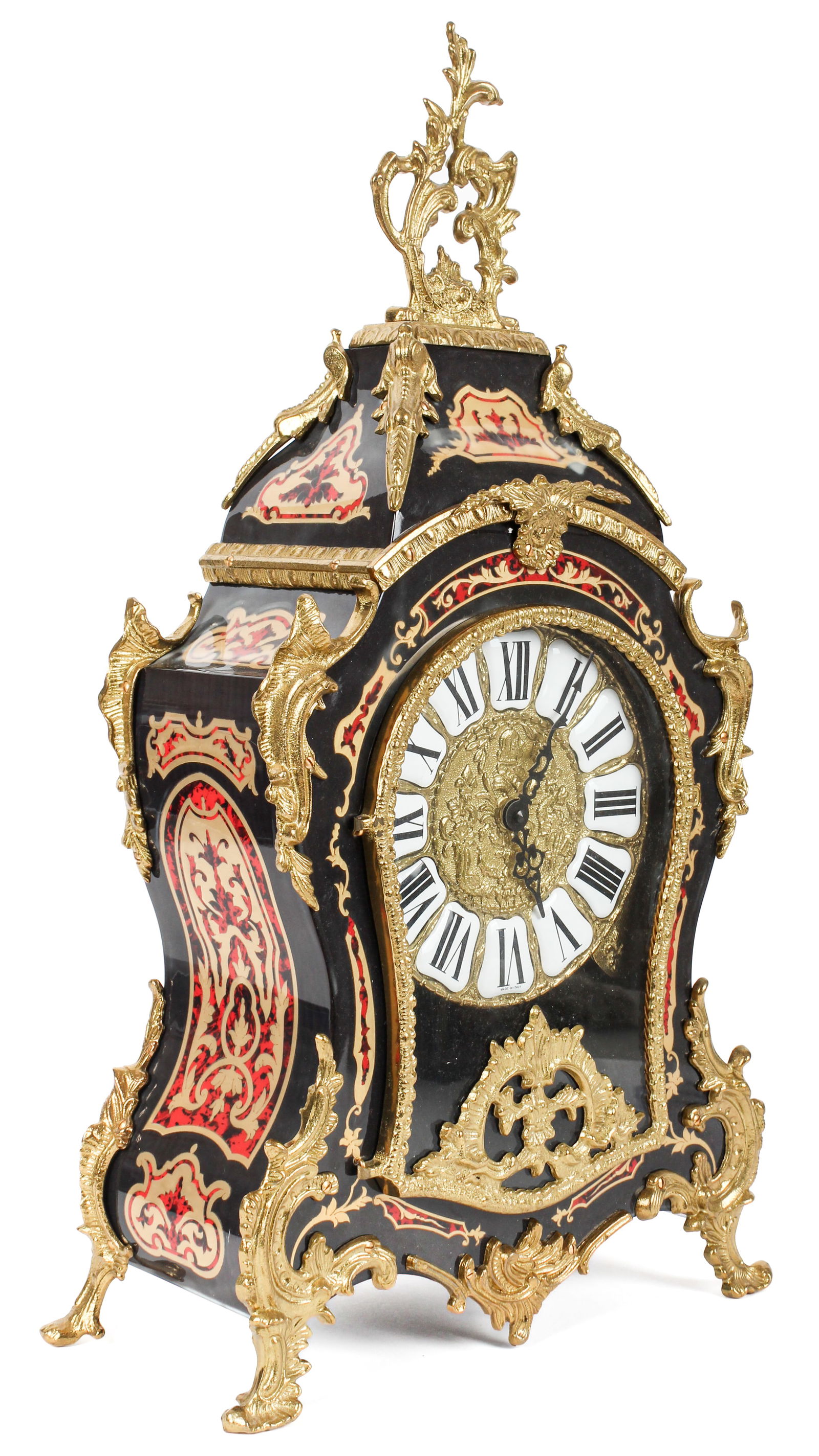Italian Louis XVI Boulle Style Mantle Ormolu Clock (1 of 11)