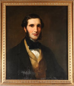 Portrait of Painter Alexander Charles Stuart, 1849 Oil on Canvas Painting