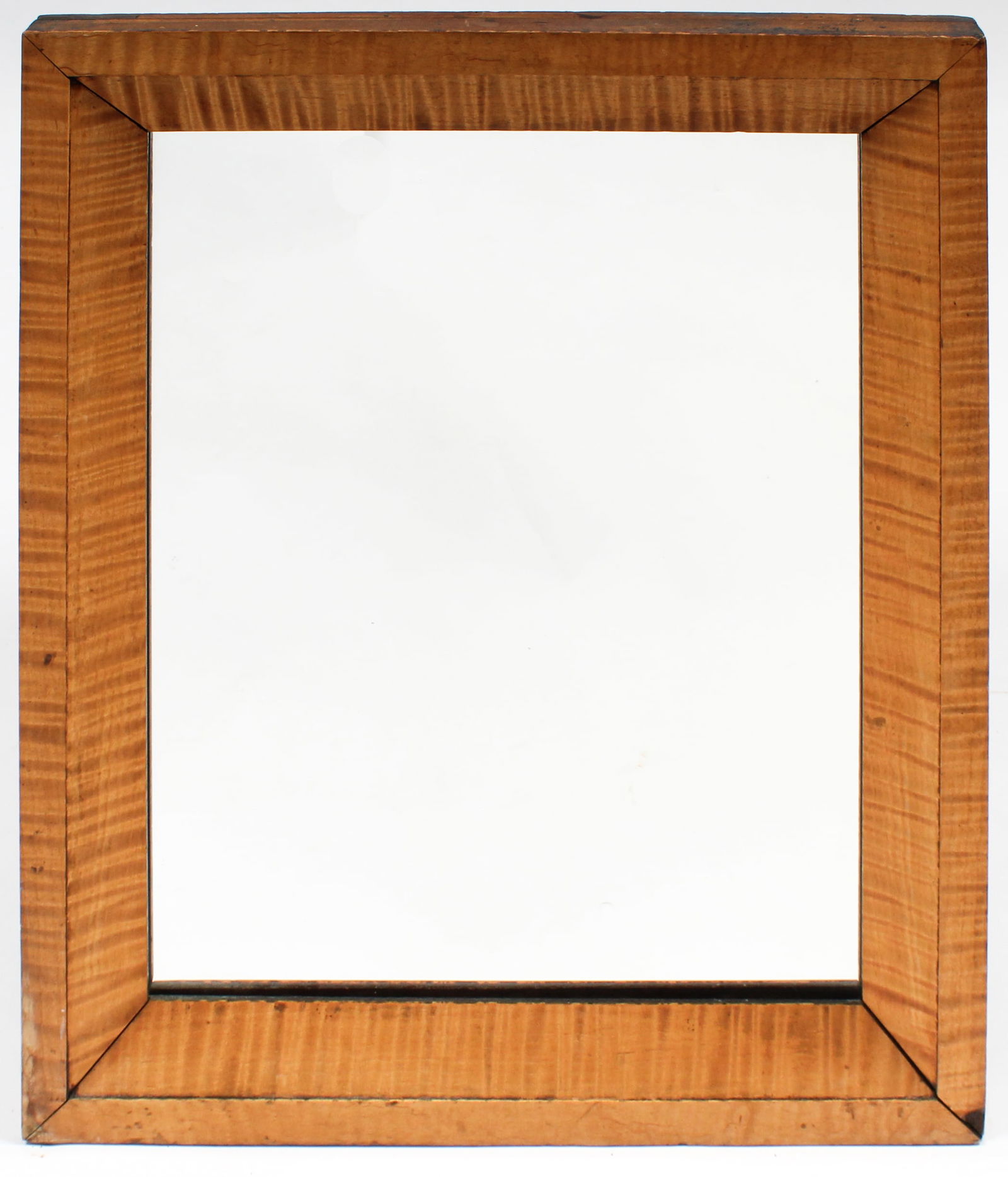 American 19th Century Tiger Maple Mirror (1 of 2)