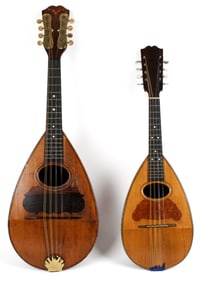 John Friedrich & Bro. Bowl Back Mandola, Weymann Bowl Back Mandolin,
