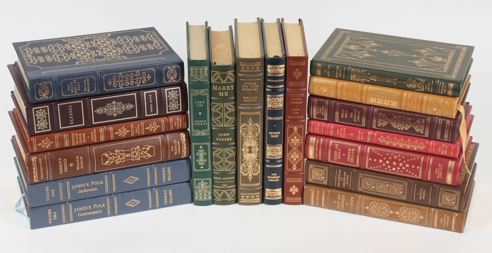 18 Franklin Library / Easton Press Leather Bound Books - 20th Century Authors, Heller, Wilder, (1 of 4)