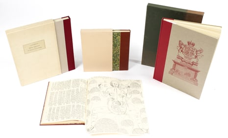 Four Medical Limited Edition Facsimile Books Incl. Cheselden Osteographia, Etc.