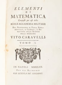 Vito Caravelli, Elementi di Matematica, 1770