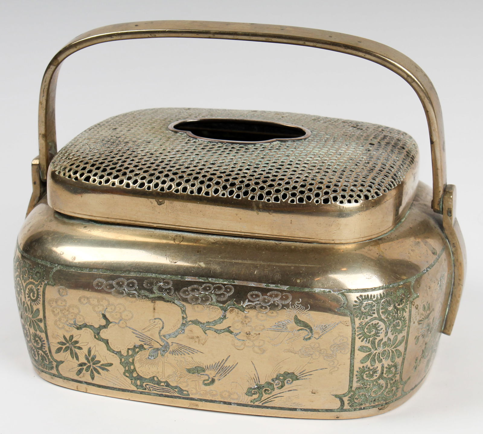 Antique Chinese Brass Hand Warmer (1 of 9)