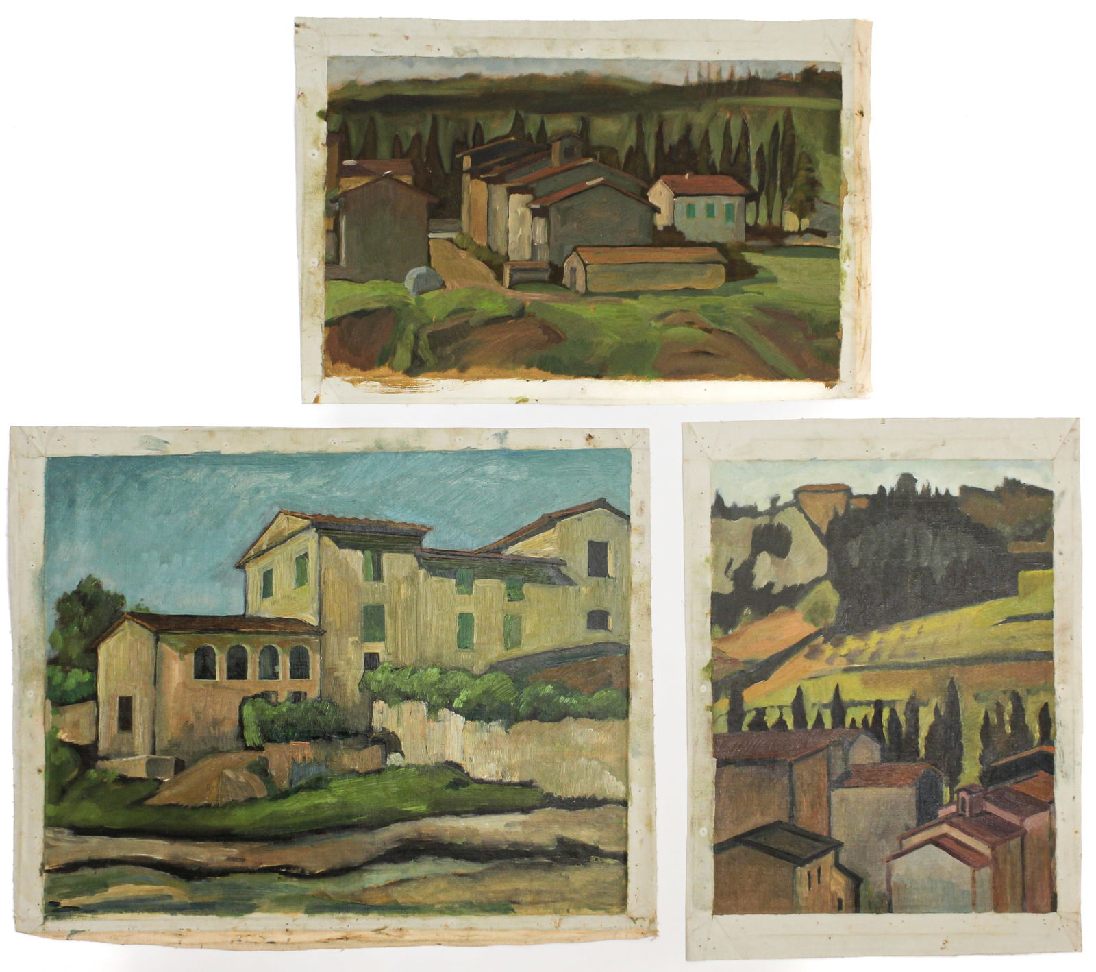 Victoria Donohoe, Philadelphia Interest, Three Oil on Canvas Landscape Paintings (1 of 4)