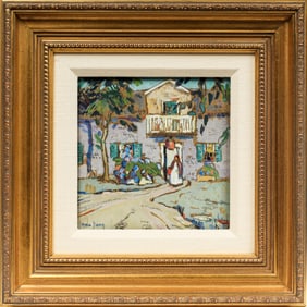 Irma Rene Koen (American, 1884-1975) Village Woman, Gouache Painting