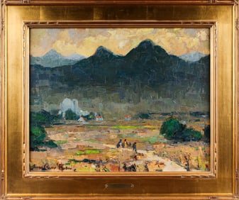 Irma Rene Koen (American, 1884-1975) Early Morning, Oil on Canvas Painting