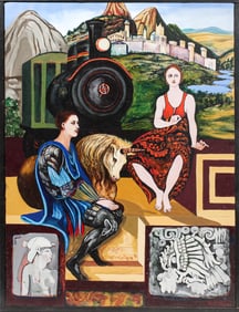 Christine McGinnis (American, 1937-2019) Untitled, Acrylic on Canvas Painting