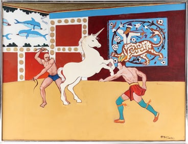 Christine McGinnis (American, 1937-2019) Untitled, Acrylic on Canvas Painting