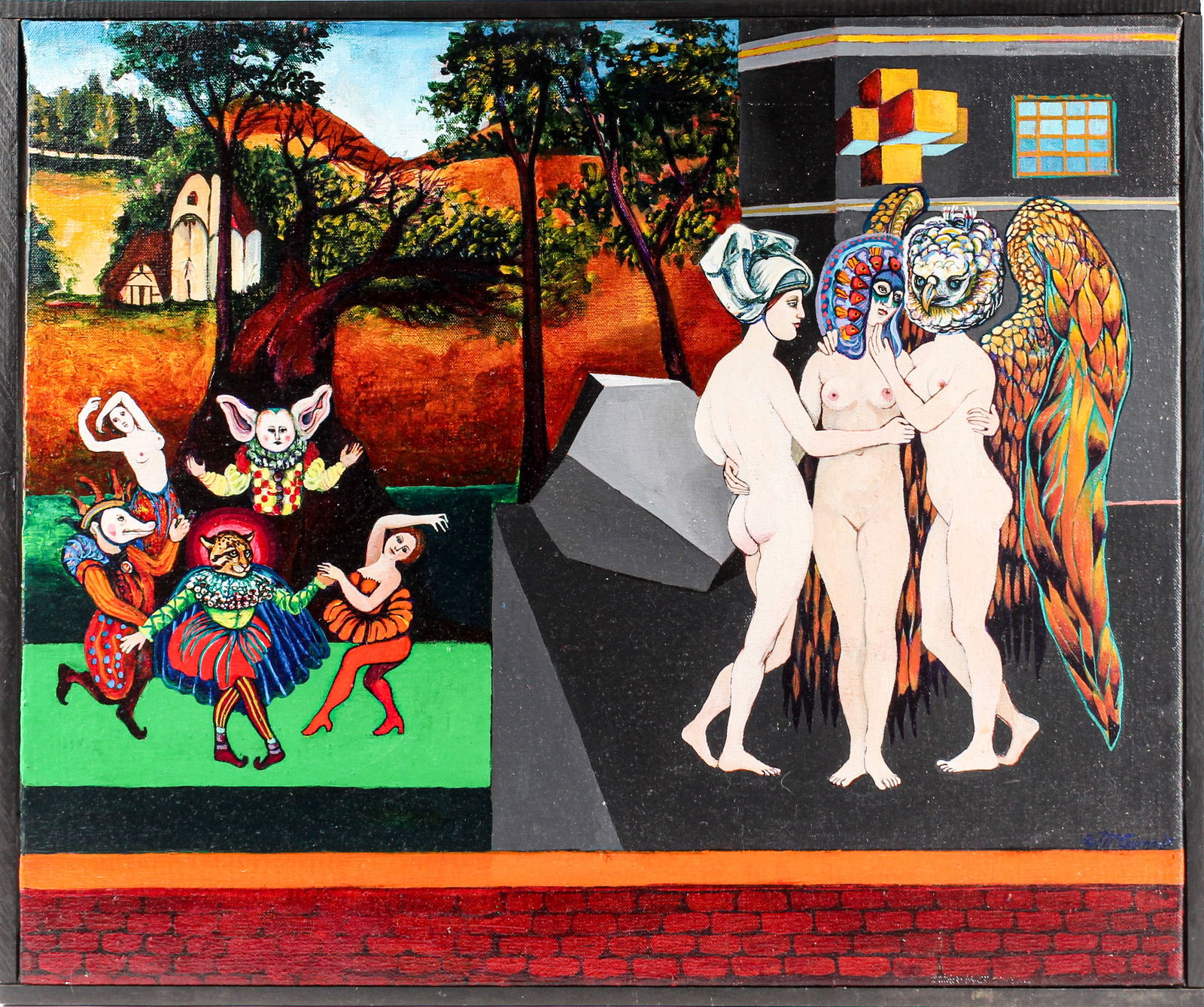 Christine McGinnis (American, 1937-2019) Untitled, Acrylic on Canvas Painting (1 of 4)