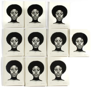 Clayton Anderson (American, B. 1943) Ondine, Ten Lithographs