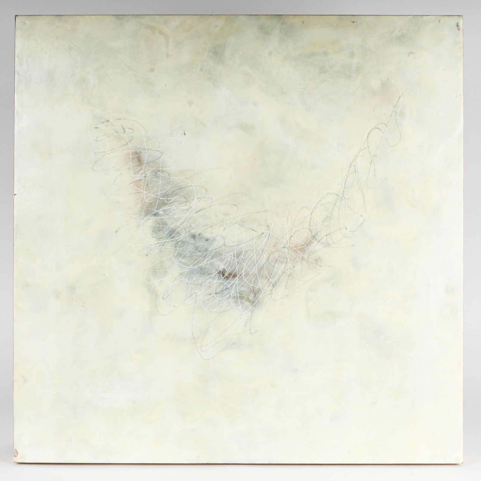 Patricia Dusman (American, B. 1962) Floating, Encaustic on Panel Painting (1 of 9)