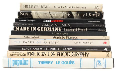 Eleven Photography Books Incl. Arthur Rothstein, Patti Perret, Leonard Freed, Laurence Salzmann,