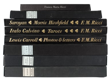Franco Maria Ricci (FMR) Seven Books, Tamara de Lempicka, Lewis Carroll, Arcimboldo, Morris