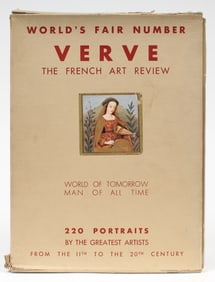 Verve Numbers 5-6 ,1939, Book Containing Lithographs by Matisse, Roualt, Etc.
