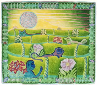 Willi Hartung (Swiss, 1915-1987) Watercolor Painting