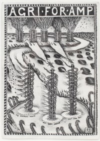 Hipkiss (British, B. 1964, 1964) Agri For Amp, Drawing
