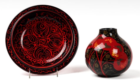 Mid Century Italian Art Pottery Vessels, Raymor, etc.