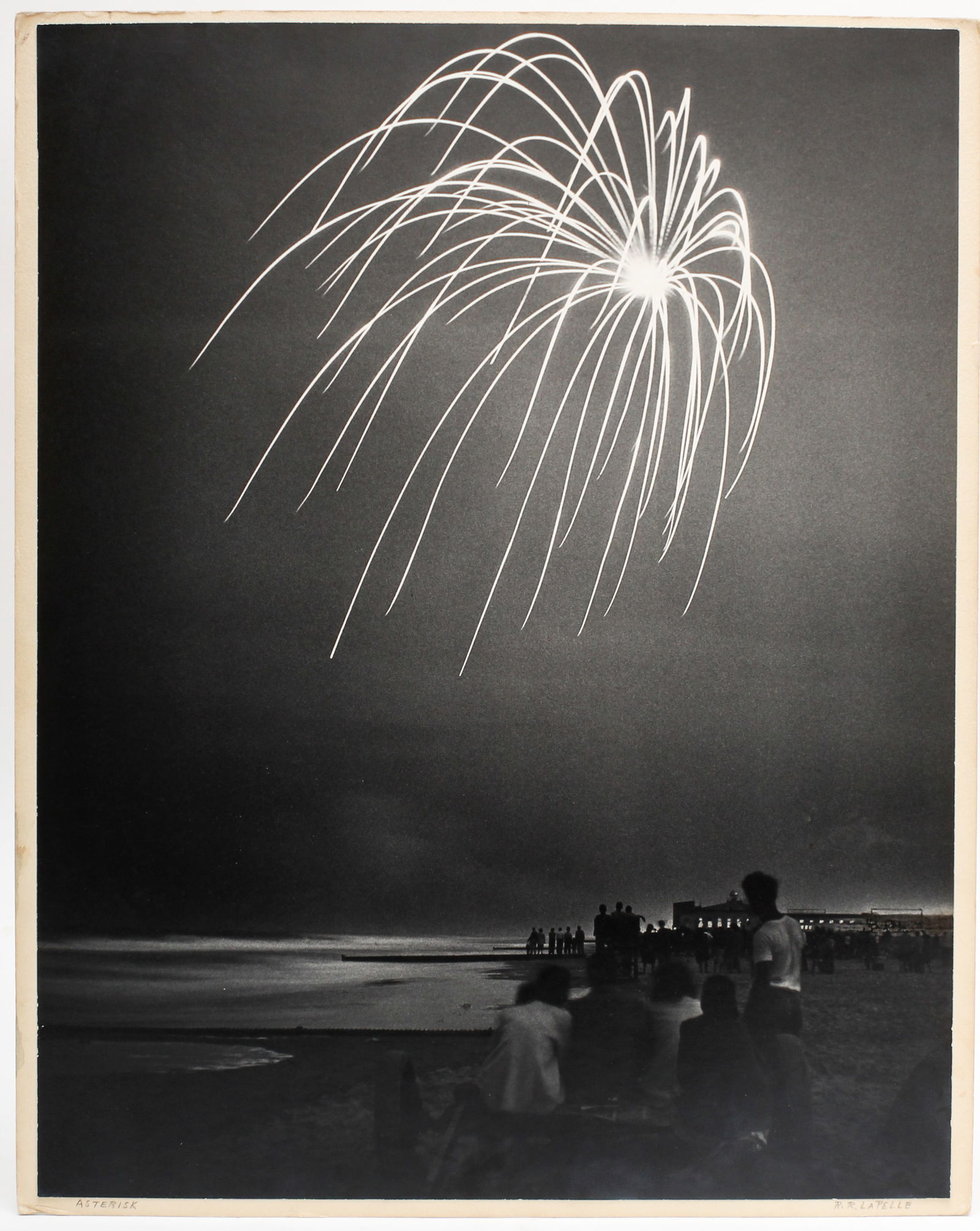 R. R. LaPelle, Large Exhibited Black and White Silver Gelatin Print Photograph, 'Asterisk' (1 of 2)
