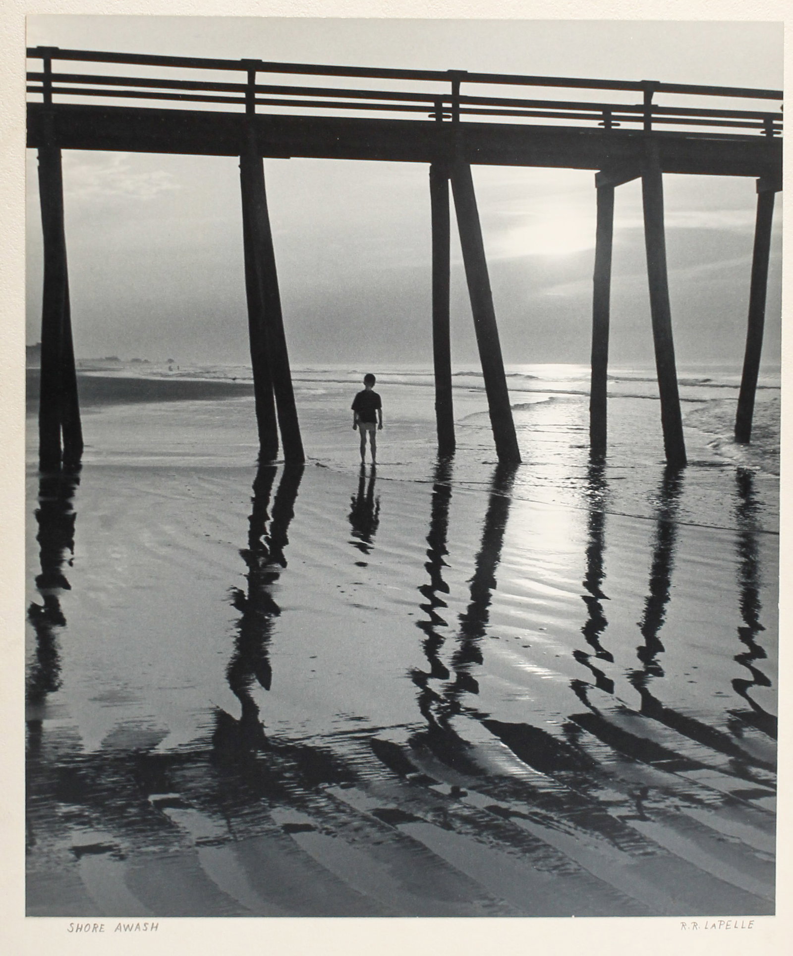 R.R. LaPelle, Ca. 1950 Large Silver Gelatin Print Photographs, Beach and Shore Themes (1 of 8)