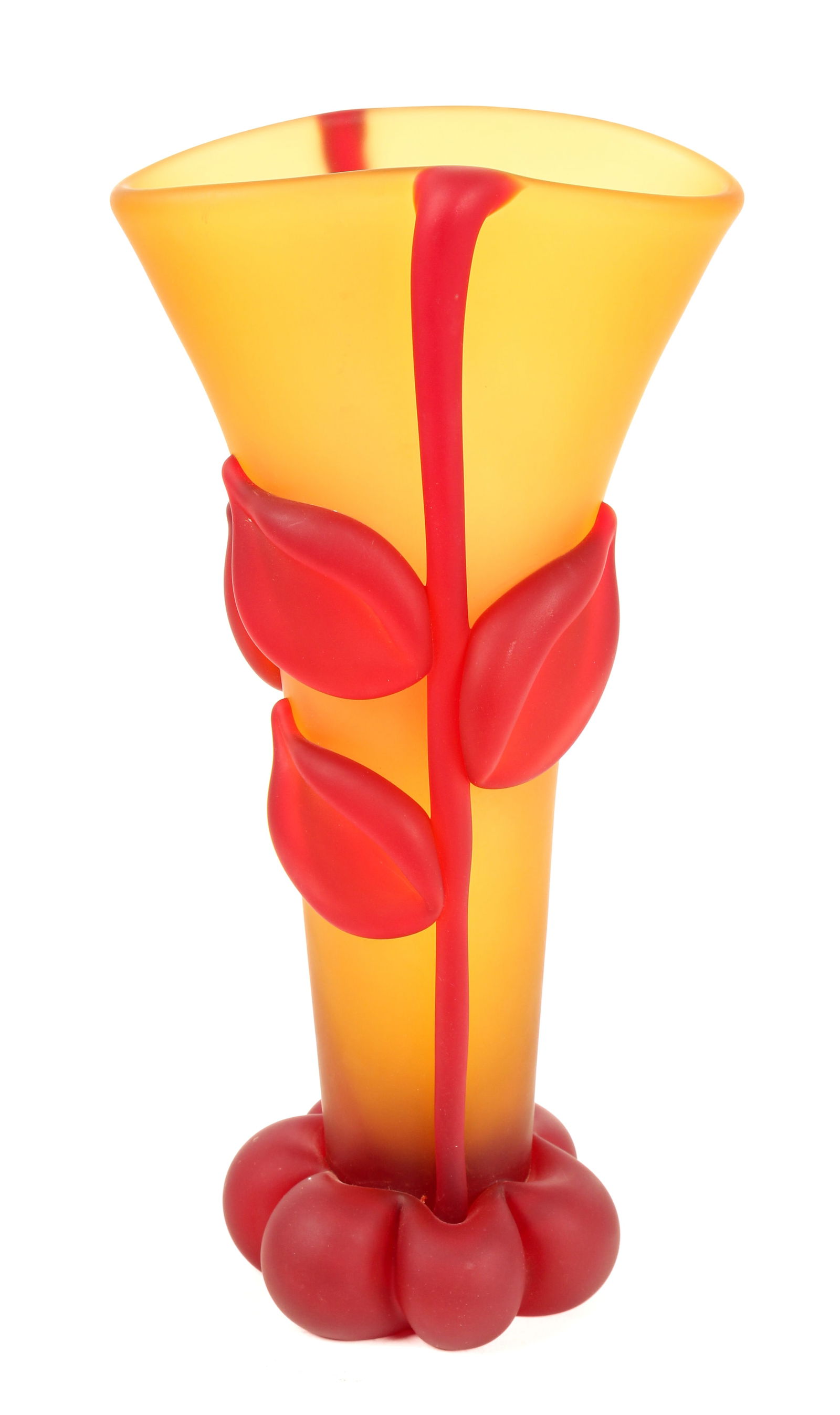 Tommie Rush (American, B. 1954) Studio Art Glass Vase (1 of 3)