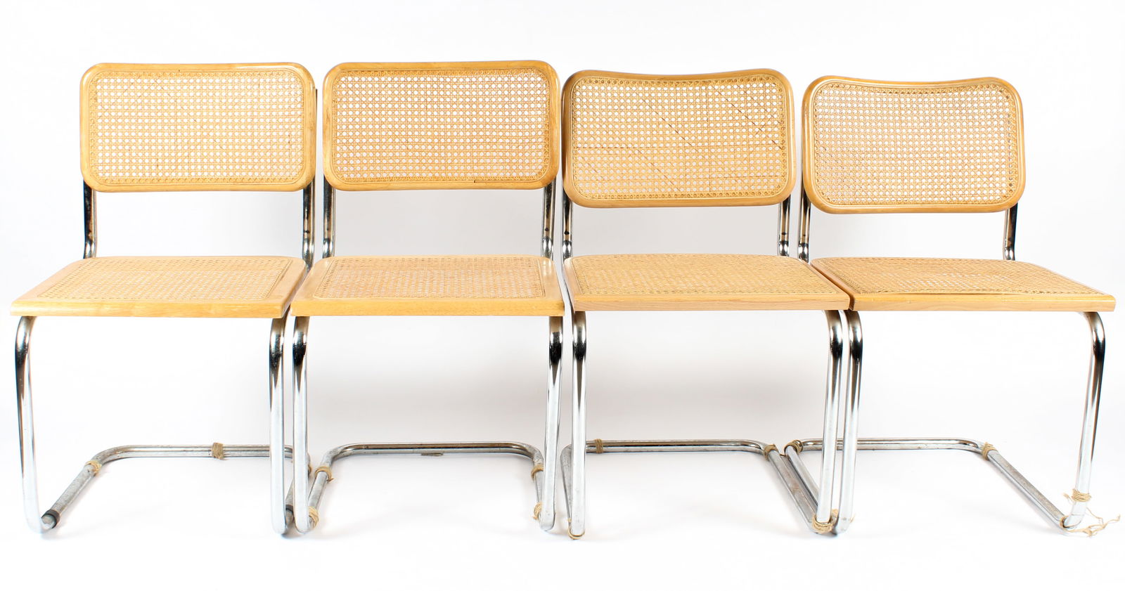 Four Marcel Breuer Cesca Style Chairs, Mid Century (1 of 6)
