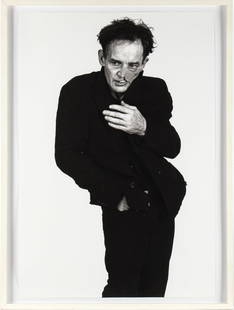 Curt Hoppe, Richard Hambleton, Epson Archival Pigment Print Photograph on Somerset Velvet: Description:A large photograph, orginally purchased at the Bernarducci Gallery in New York City, depciting the artist Richard Hambleton, otherwise known as the Shadowman. Edition #1/12. Materials: Som
