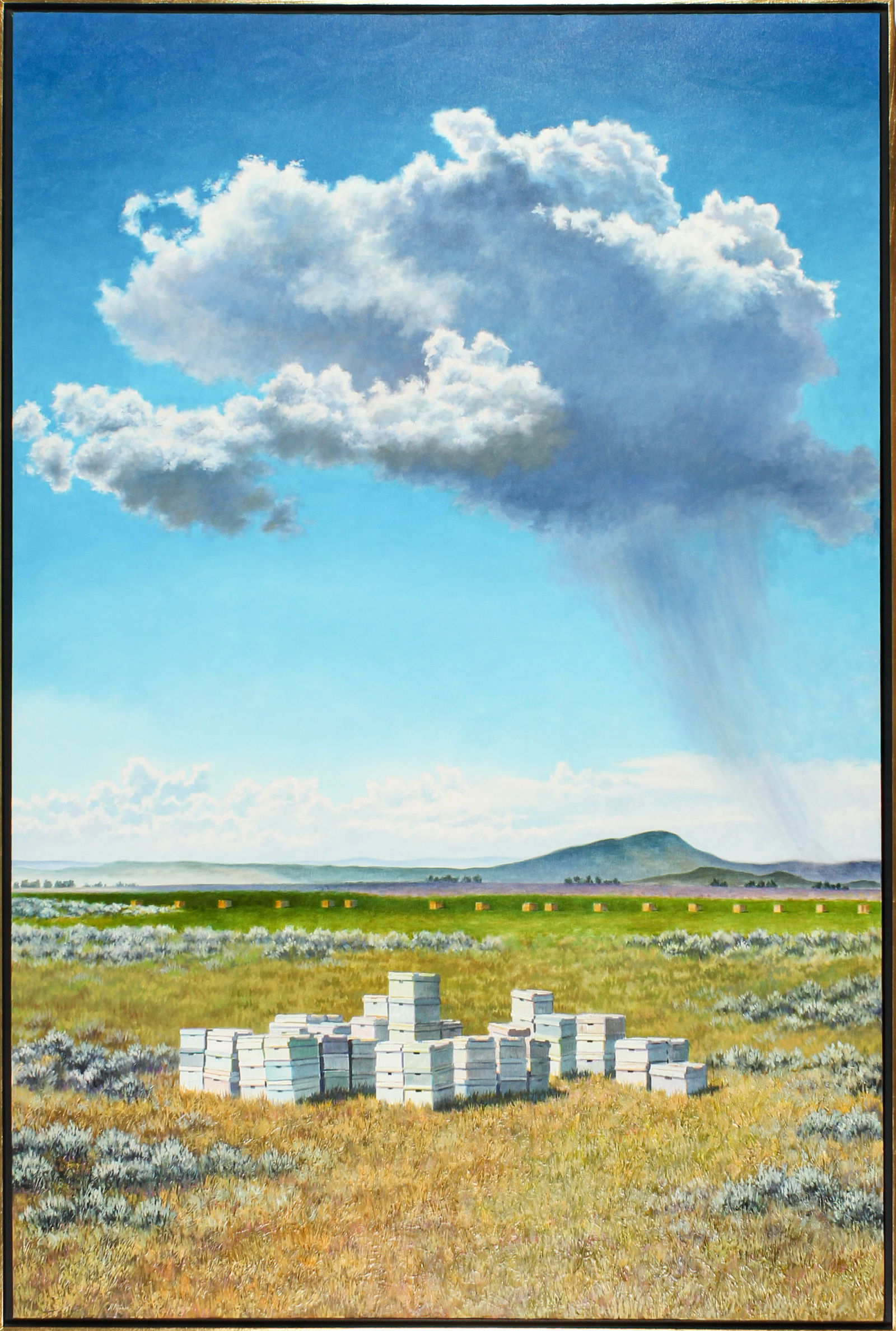 Randy Pijoan (American, Contemporary) Rio Grande Valley, Large Oil on Canvas Painting, 2007 (1 of 8)