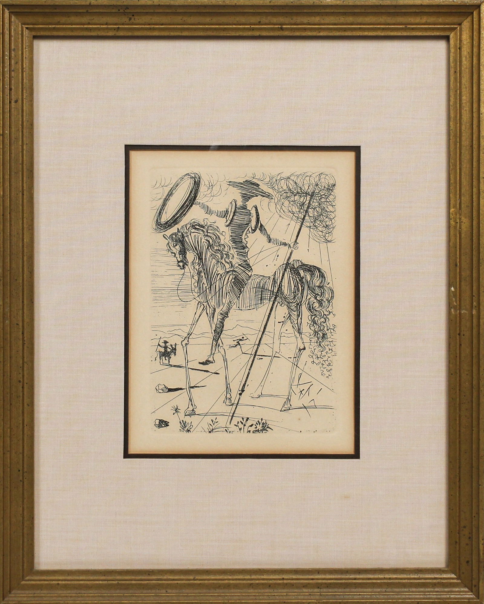 After Salvador Dali, Don Quixote, Collector's Guild Etching (1 of 6)